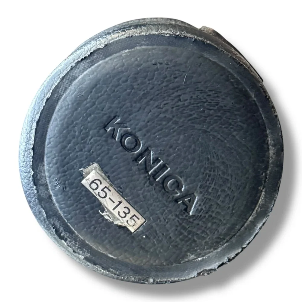 VTG Konica Hexanon 135mm f3.5 AR Lens Empty Hard Case Older Model Camera Access